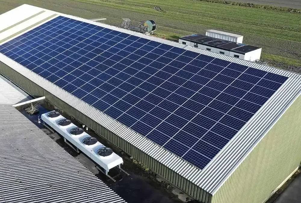 Installation av solceller på lantbruk